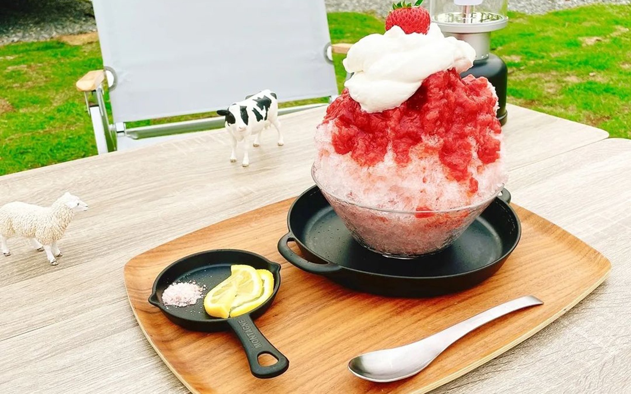 コンセプトは キャンプ気分でかき氷を食べる 日光天然氷使用 かき氷屋 夏雪 埼玉県越谷市下間久里に7月16日オープン